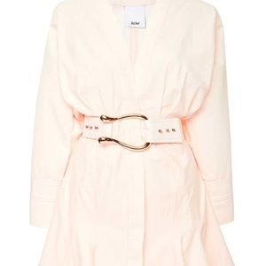 Acler Bastor Belted Cotton Mini Dress